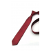Smalle slim line stropdas Bordeauxrood effen